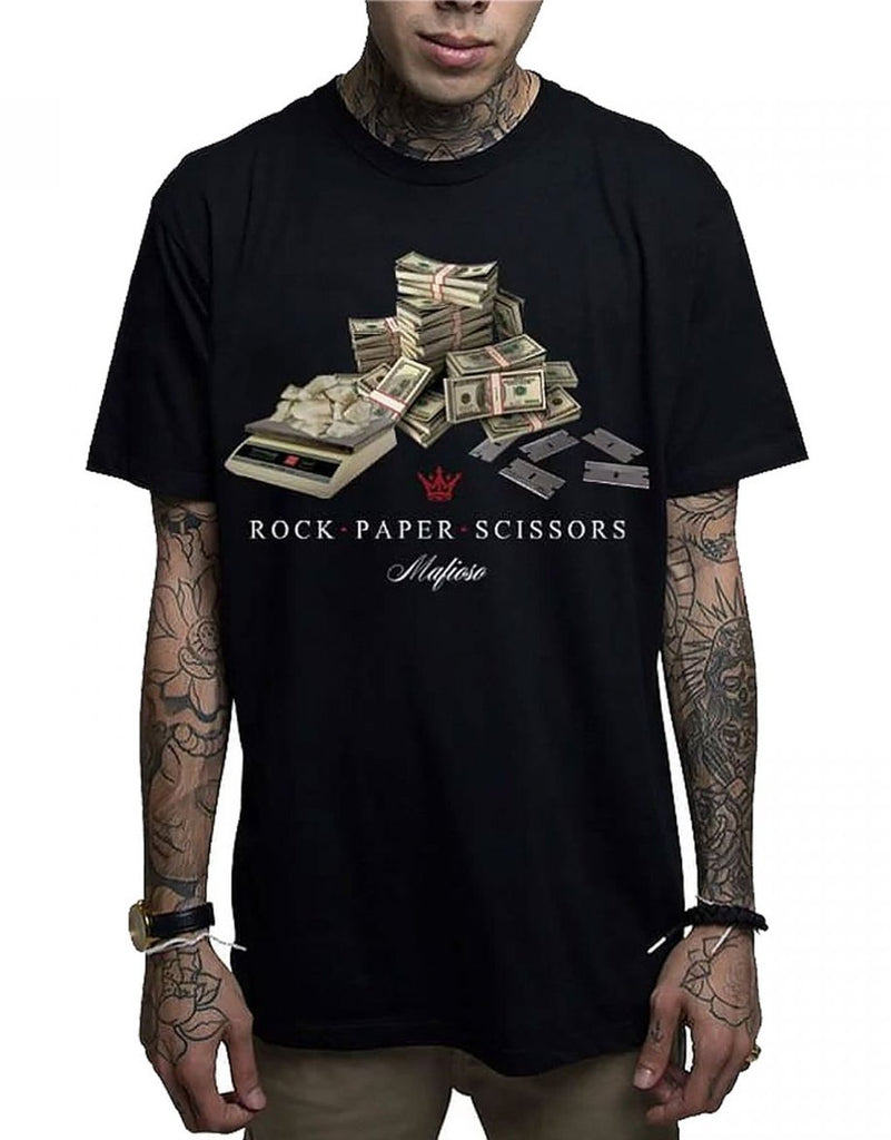 Mafioso Rock Paper T-Shirt hos Stillo