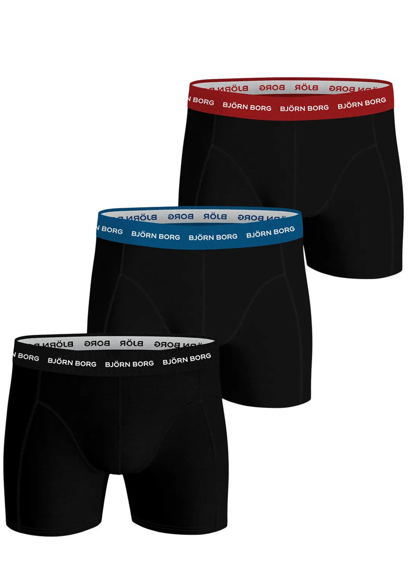 Björn Borg Solid Sammy 3-Pack hos Stillo