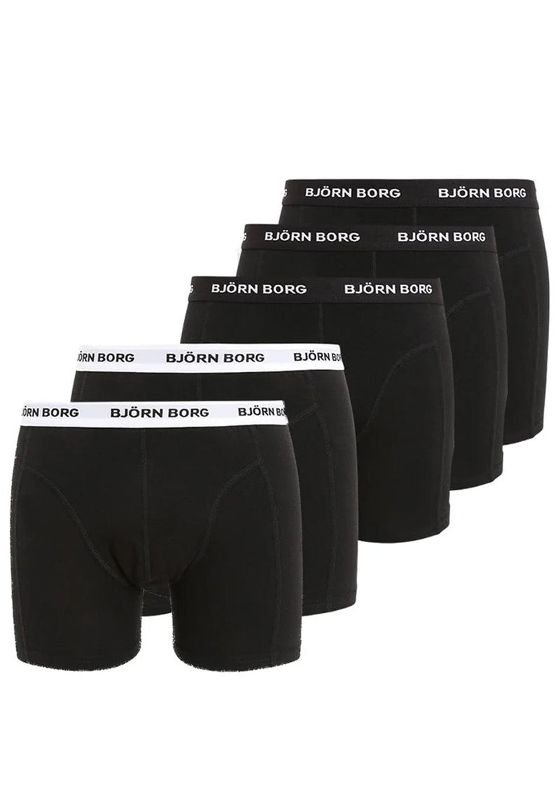 Björn Borg Solid Sammy 5-Pack hos Stillo