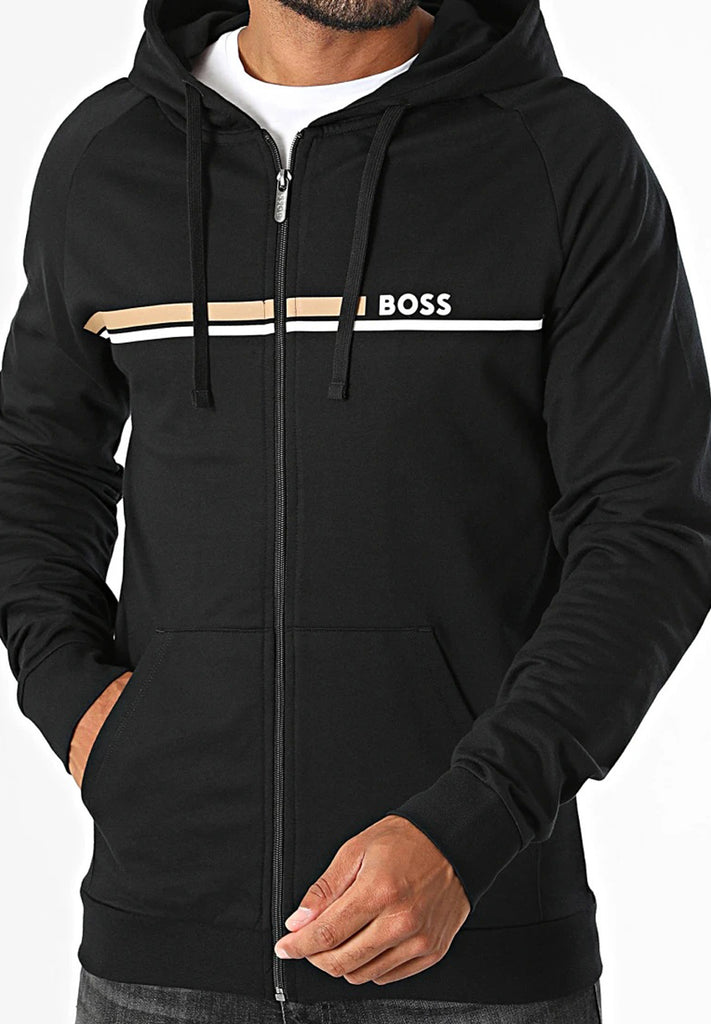 Boss Authentic Cotton Hoodie Black hos Stillo