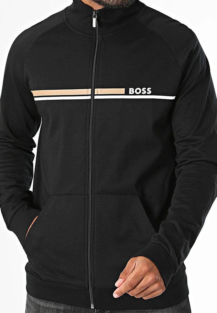 Boss Authentic Track Jacket Black hos Stillo