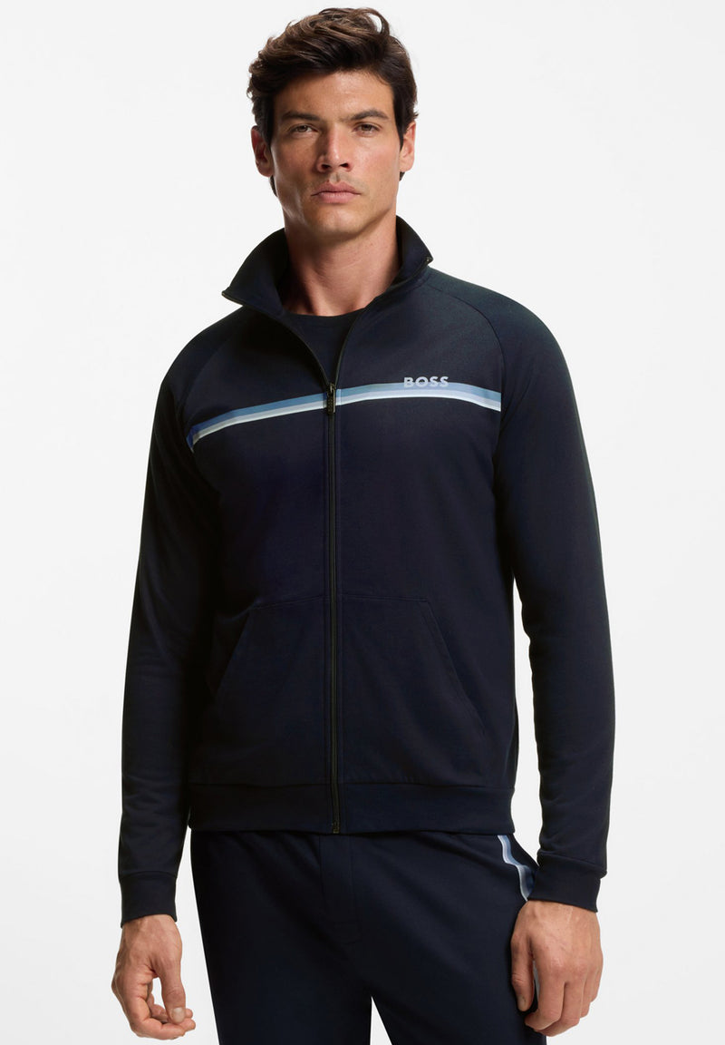 Boss Authentic Track Jacket Dark Blue hos Stillo
