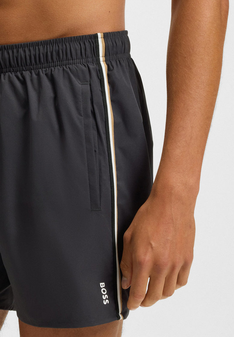 Boss BadeShorts med Signature stribe & Logo hos Stillo