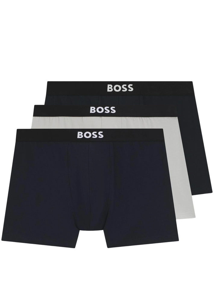Boss BoxerBr 3P One - Black/Grey/Blue Mix hos Stillo