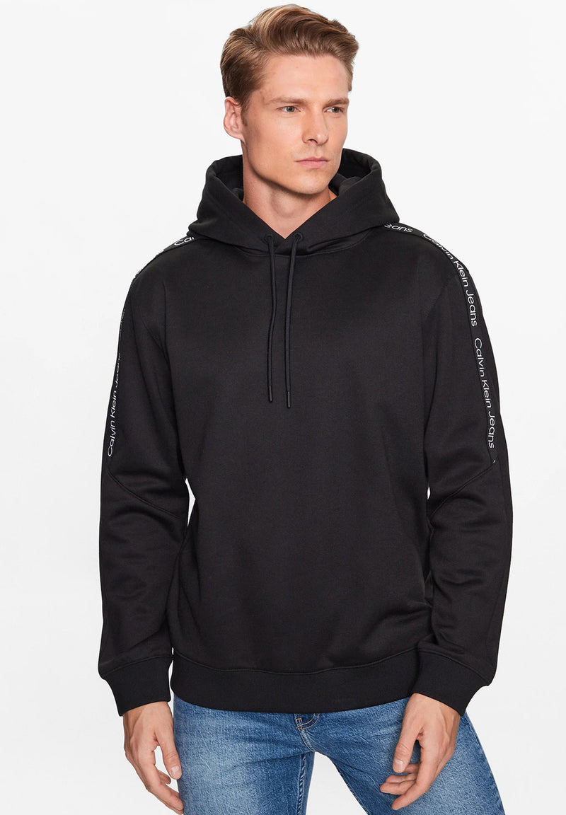 Calvin Klein Logo Tape Hoodie hos Stillo
