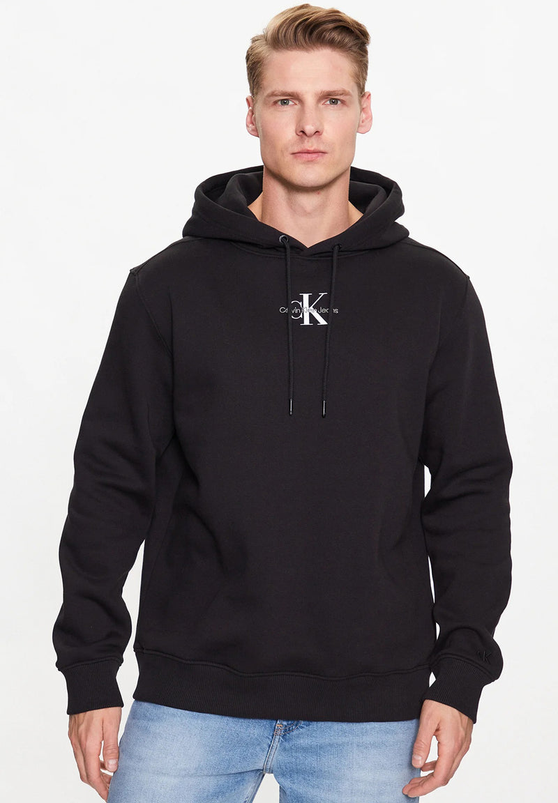 Calvin Klein Monogram Fleece Hoodie hos Stillo