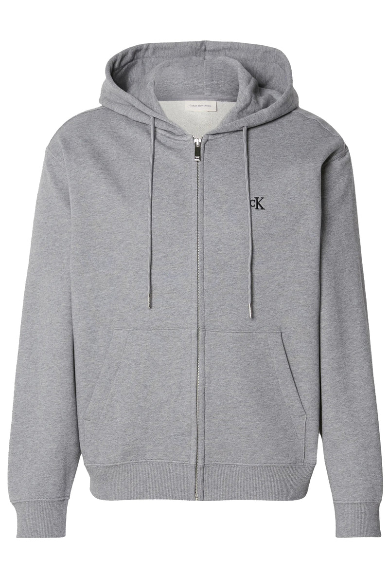 Calvin Klein Monogram Zip Hoodie hos Stillo