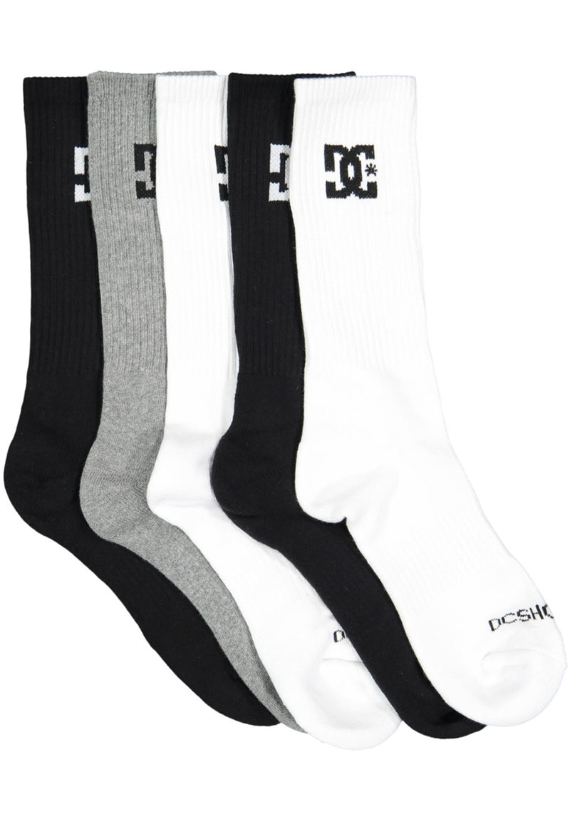 DC Shoes Crew Socks 5 Pack hos Stillo