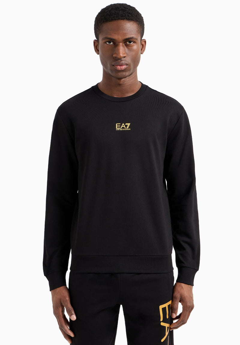 EA7 Emporio Armani Core Identity Cotton Sweatshirt hos Stillo