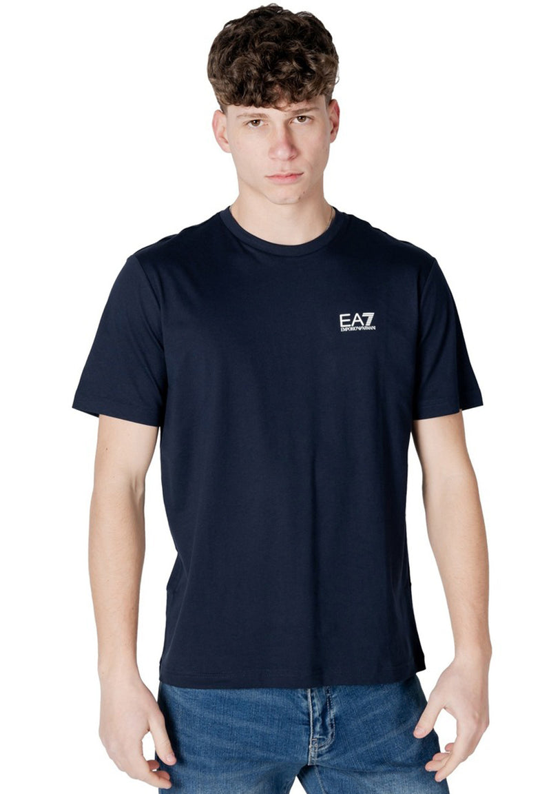 EA7 Emporio Armani Logo Series cotton-jersey T-shirt hos Stillo