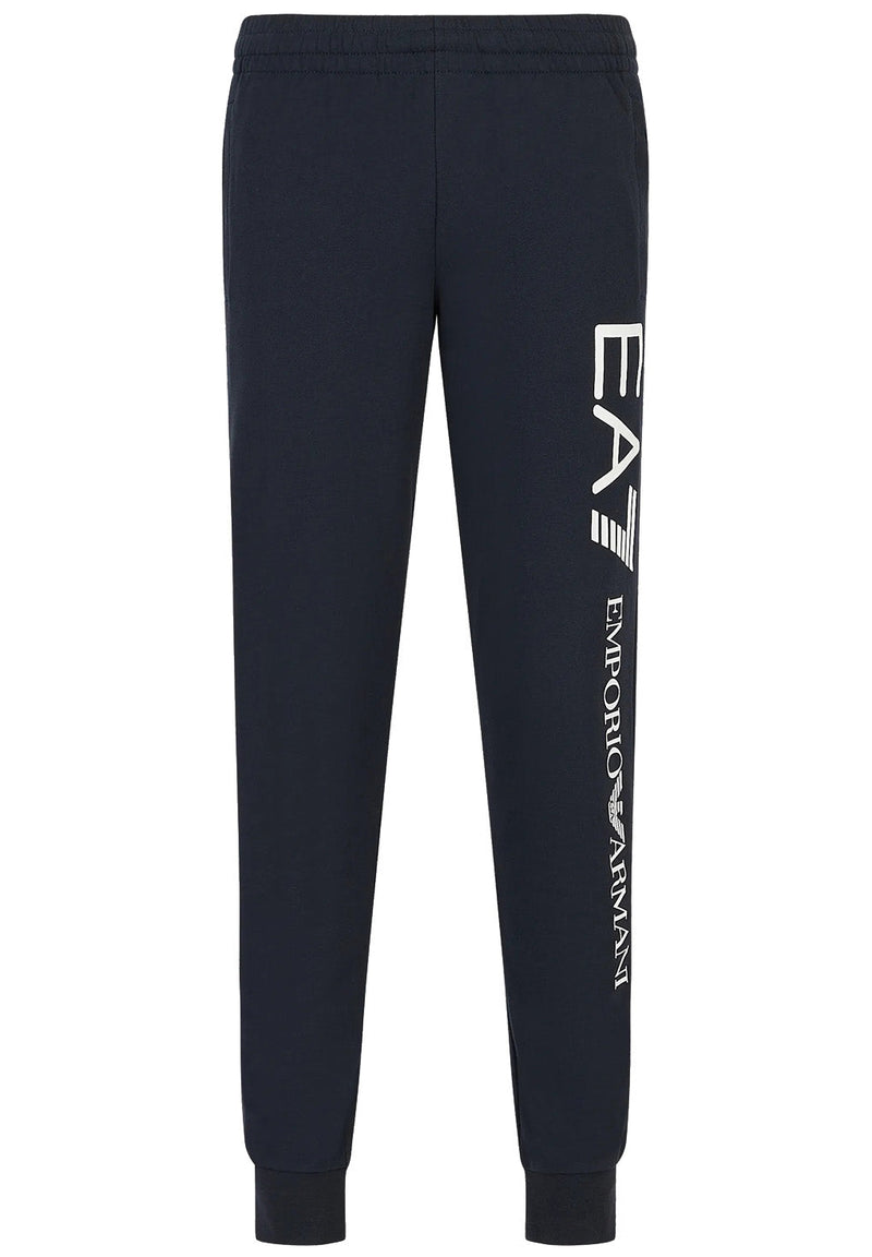 EA7 Logo Series Cotton Joggers hos Stillo