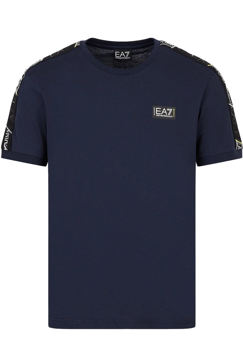 EA7 Logo Series Cotton T-shirt with Logo hos Stillo