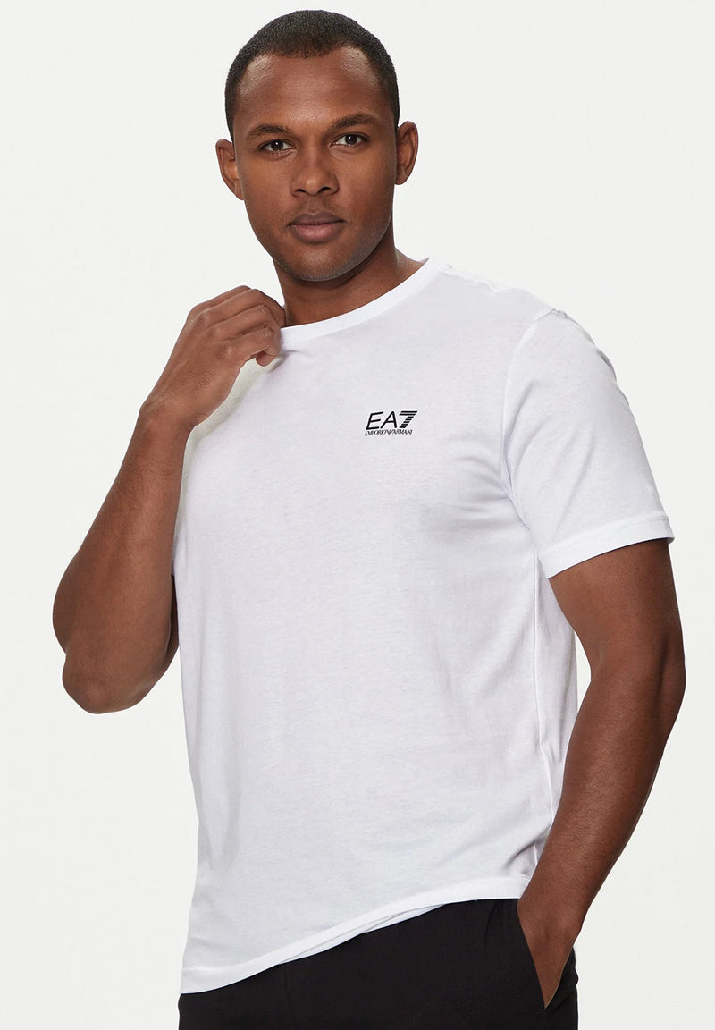 EA7 Pima Cotton Core identity T-shirt hos Stillo