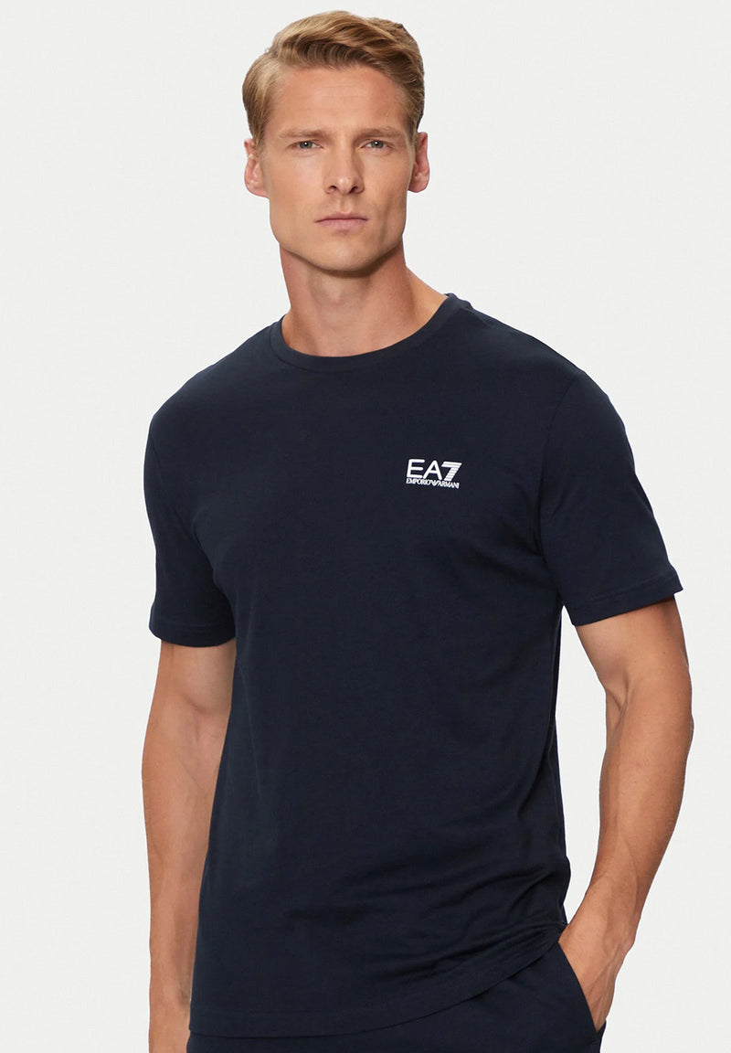 EA7 Pima Cotton Core identity T-shirt hos Stillo