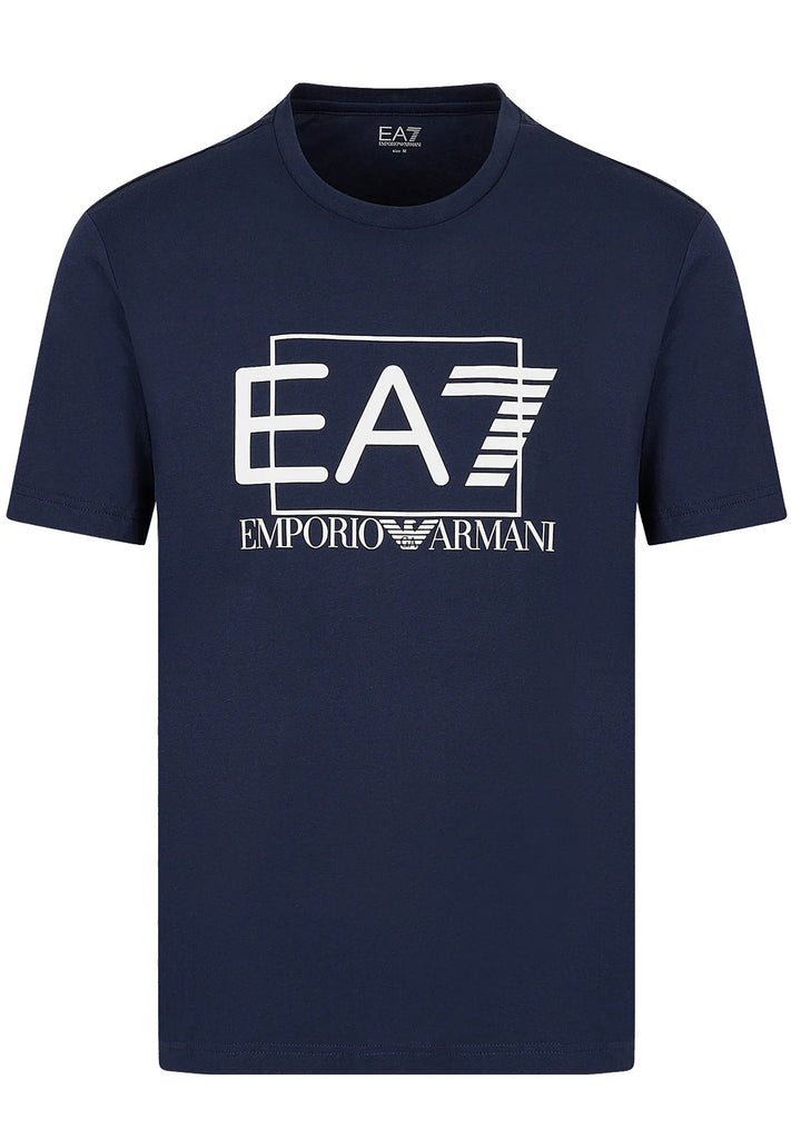 EA7 Visibility Pima Cotton T-shirt hos Stillo