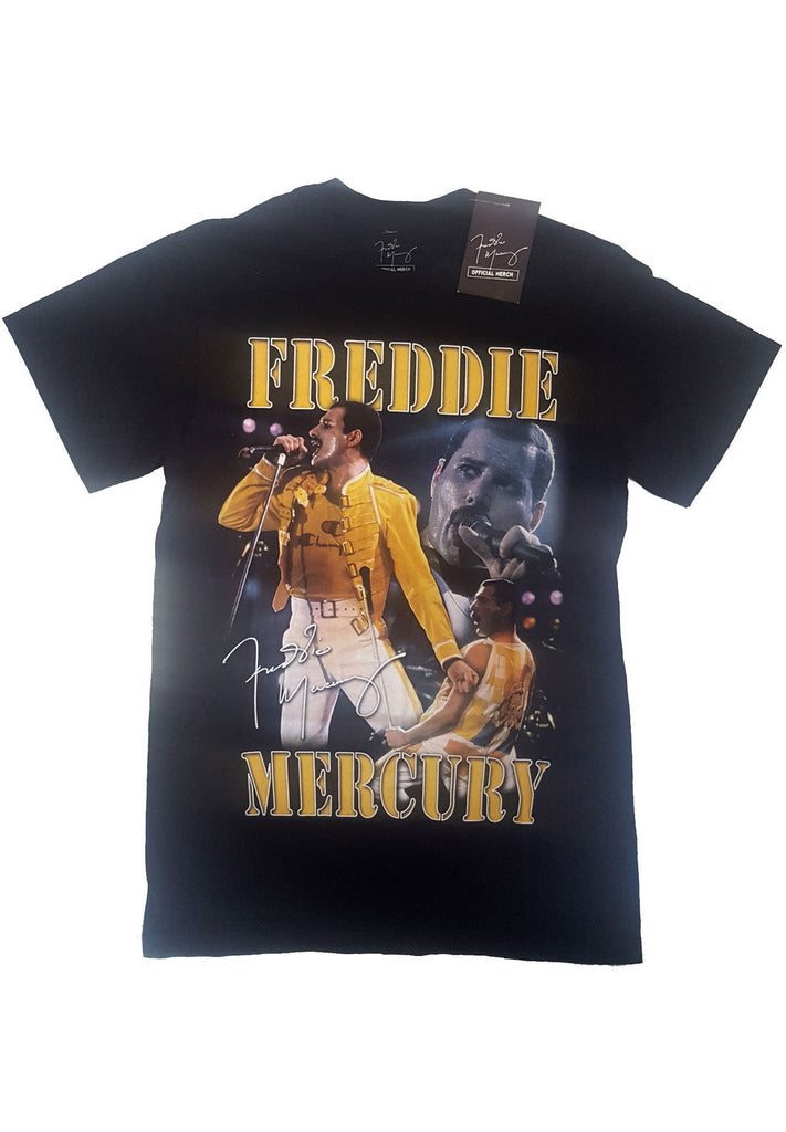 Freddie Mercury Live Homage T-Shirt hos Stillo