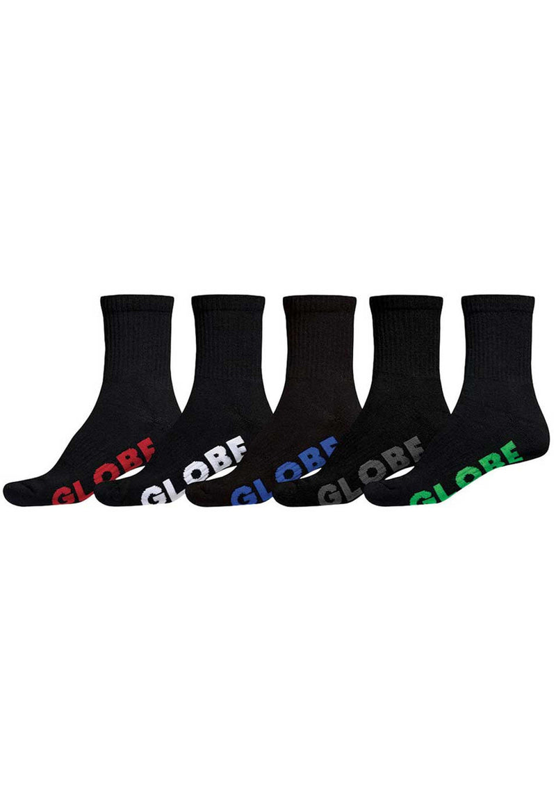 Globe Stealth Crew 5 Pack Socks hos Stillo