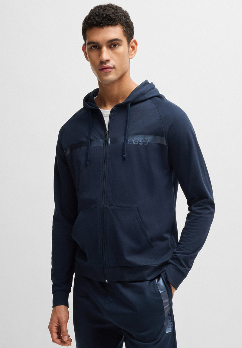 Hugo Boss Authentic Cotton Zip Hoodie hos Stillo