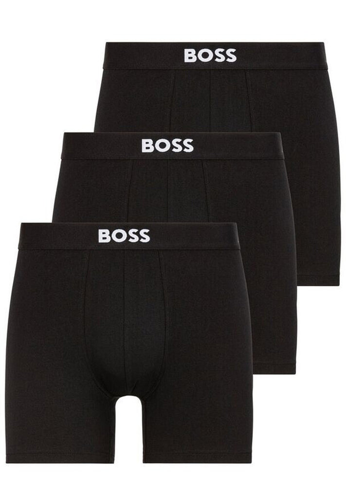 Hugo Boss BoxerBr 3P One - Black/Black/Black hos Stillo