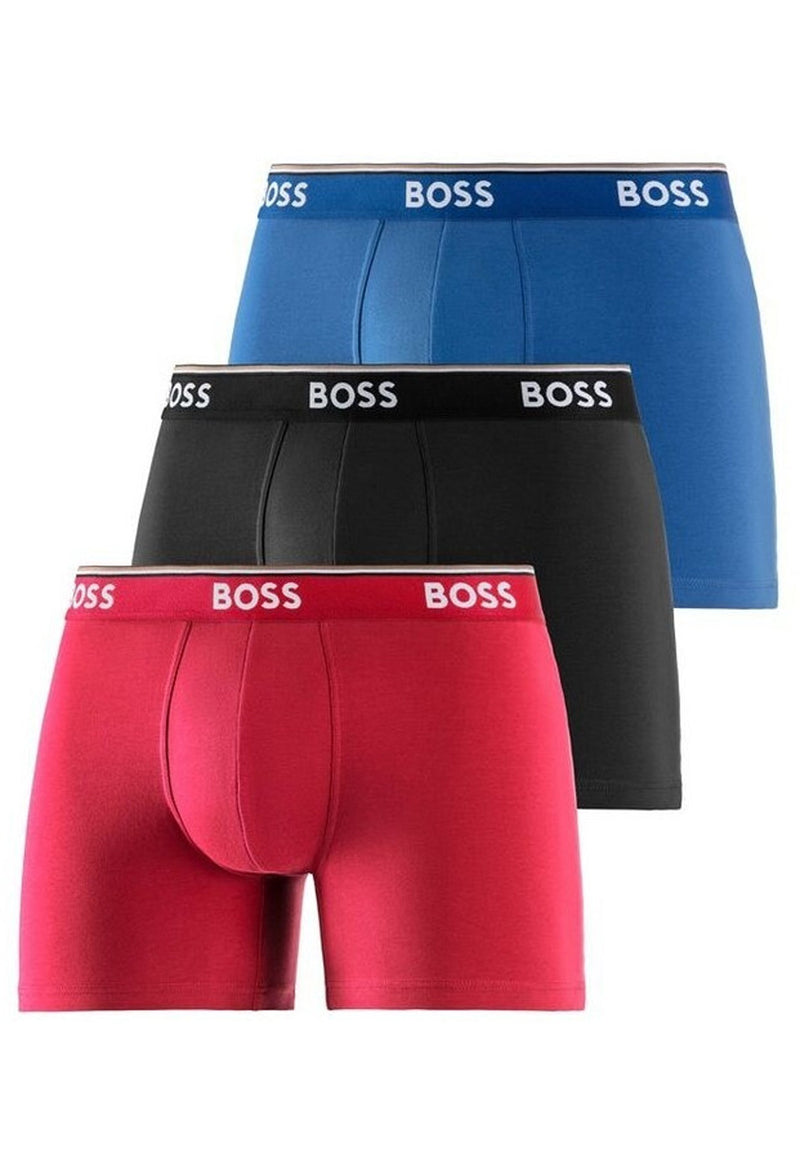 Hugo Boss BoxerBr 3P Power - Black/Red/Blue hos Stillo