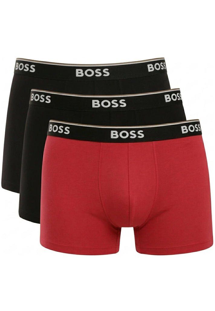 Hugo Boss BoxerBr 3P Power - Red/Black Mix hos Stillo