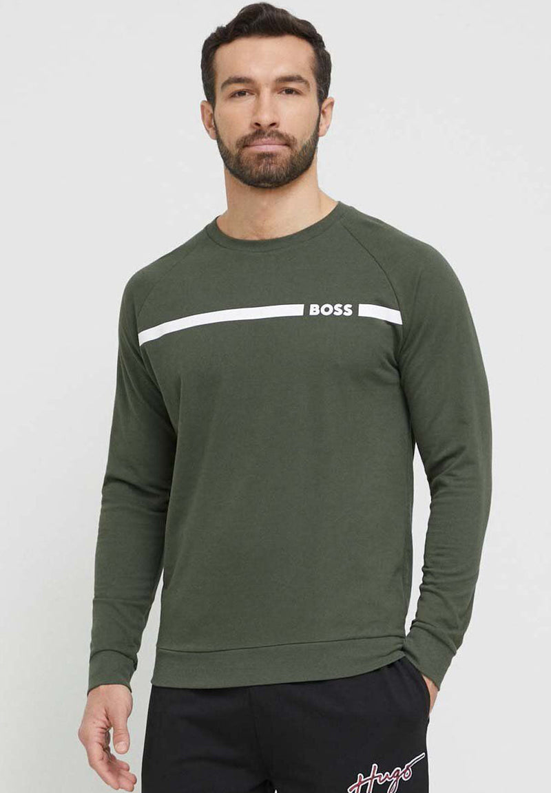 Hugo Boss Cotton Terry Sweatshirt hos Stillo