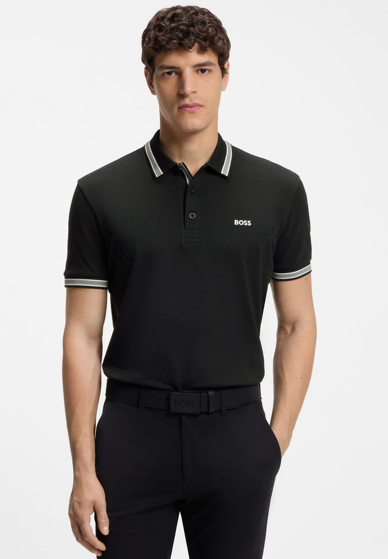 Hugo Boss Paddy Poloshirt i bomuldspiqué hos Stillo