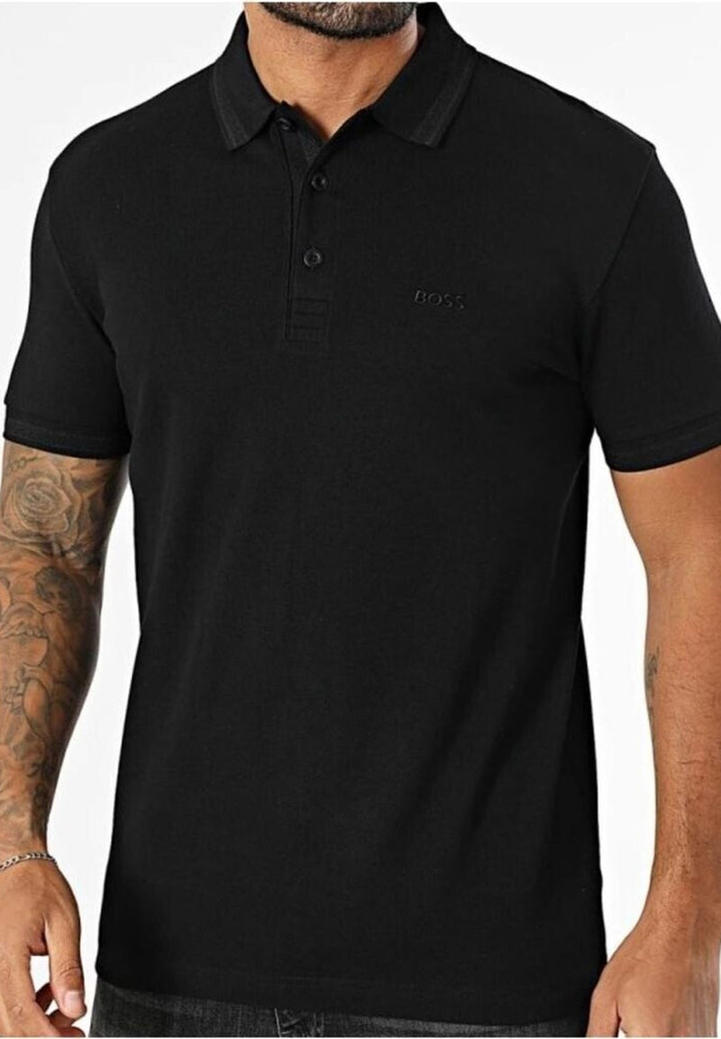 Hugo Boss Paddy Poloshirt i bomuldspiqué hos Stillo