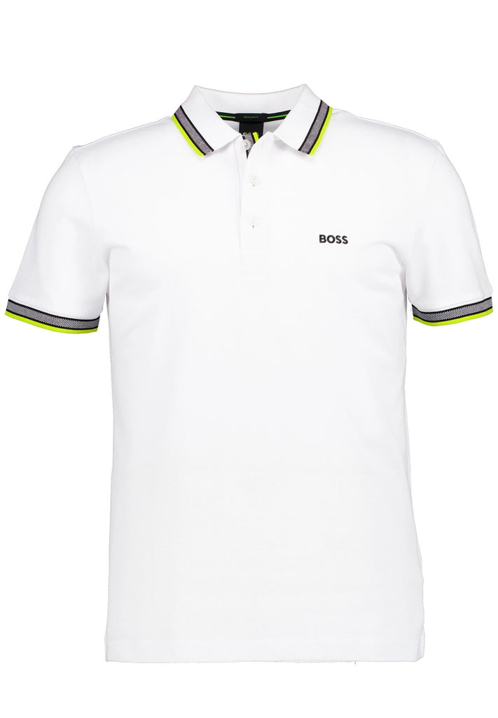 Hugo Boss Paddy Poloshirt i bomuldspiqué hos Stillo