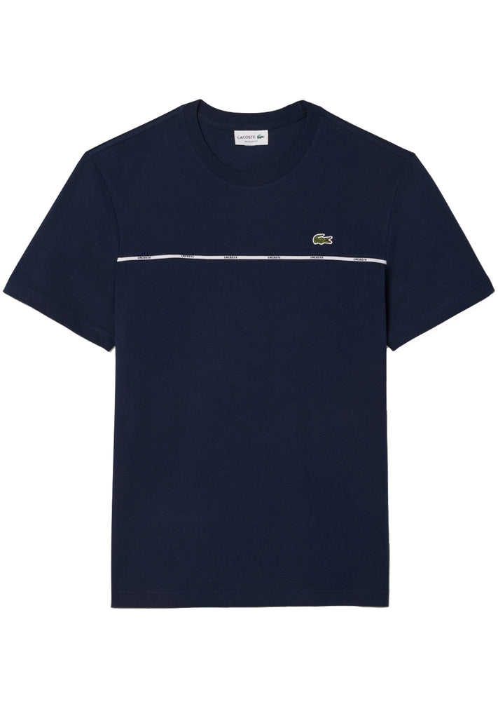Lacoste Trim Cotton Jersey T-shirt hos Stillo