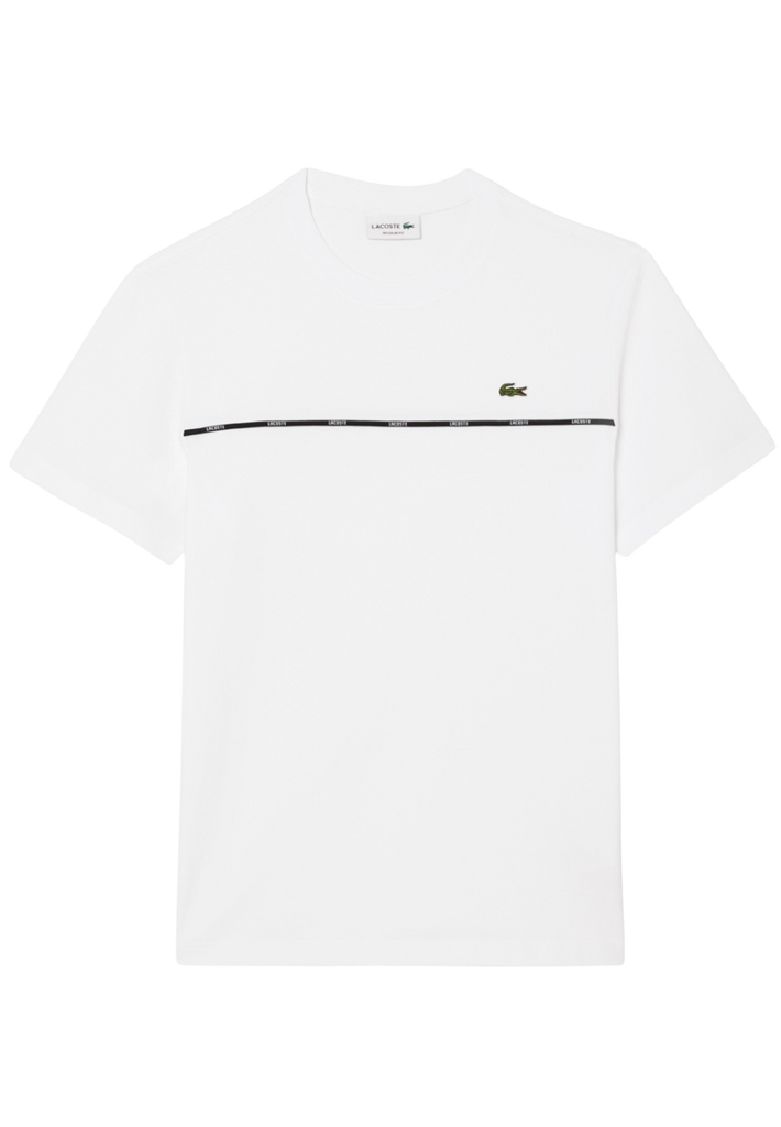 Lacoste Trim Cotton Jersey T-shirt hos Stillo
