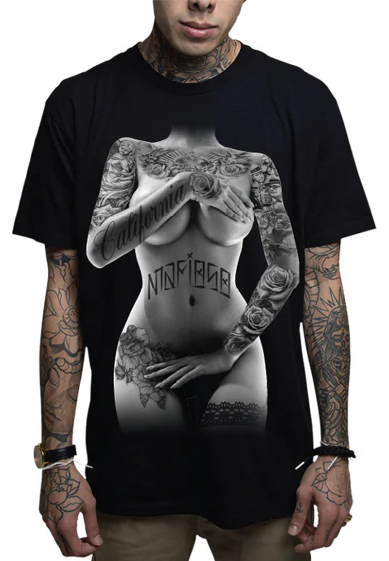 Mafioso Strip T-Shirt hos Stillo