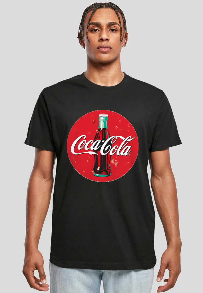 Merchcode Coca Cola Bottle Logo Tee hos Stillo