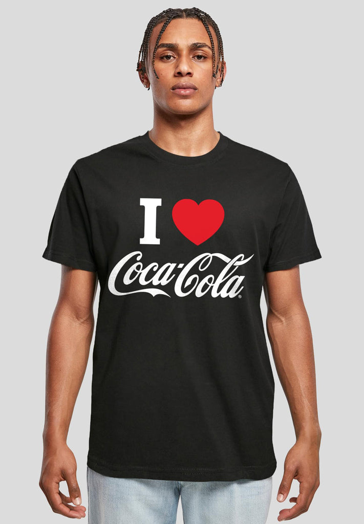 Merchcode Coca Cola I Love Coke Tee hos Stillo