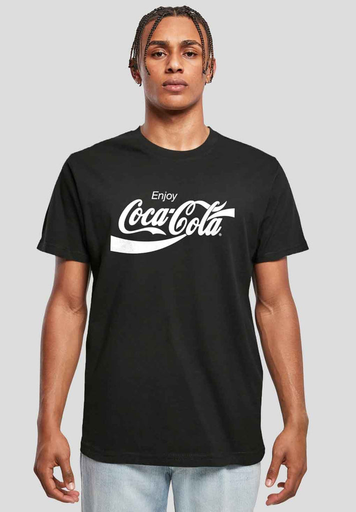 Merchcode Coca Cola Logo Tee hos Stillo