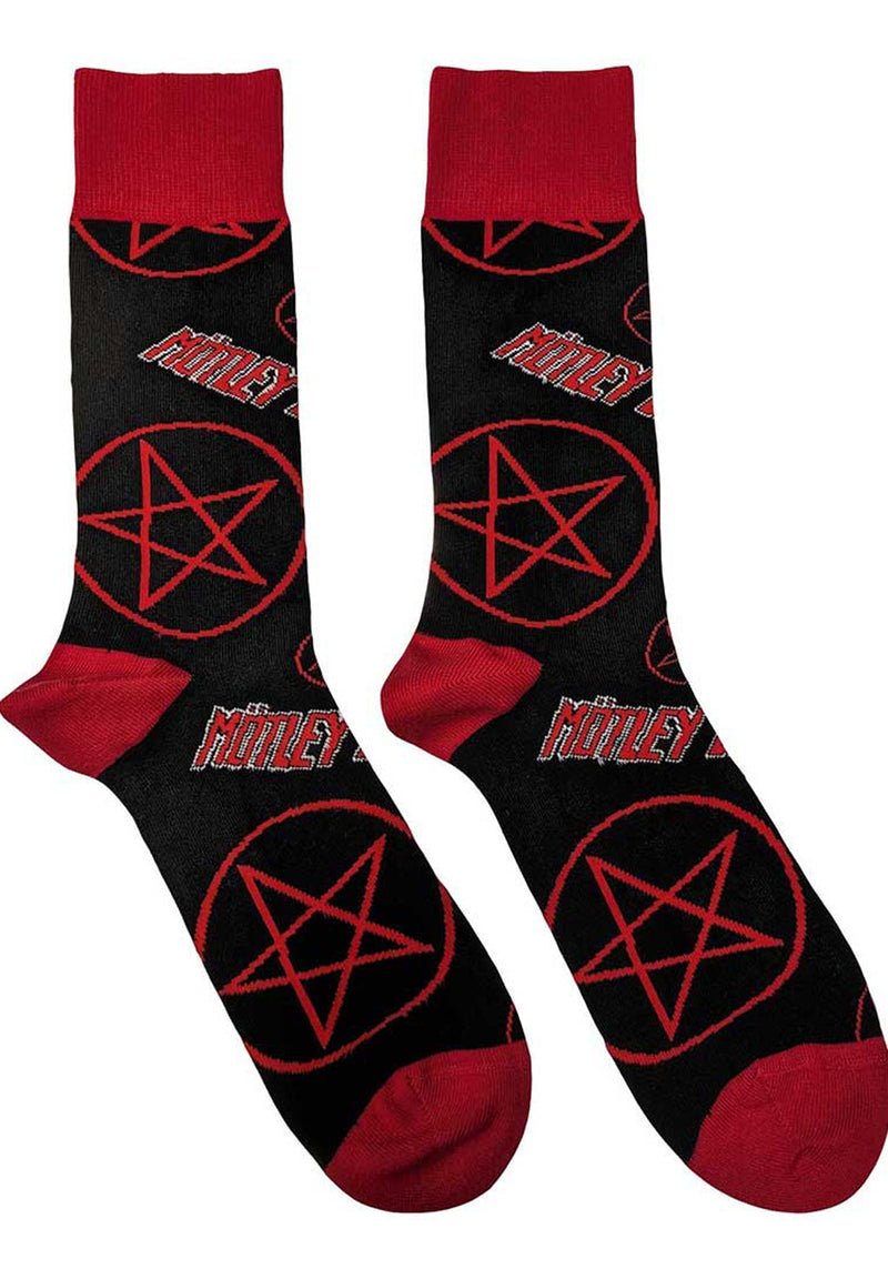 Motley Crue Logos & Pentagrams Unisex Ankle Socks hos Stillo