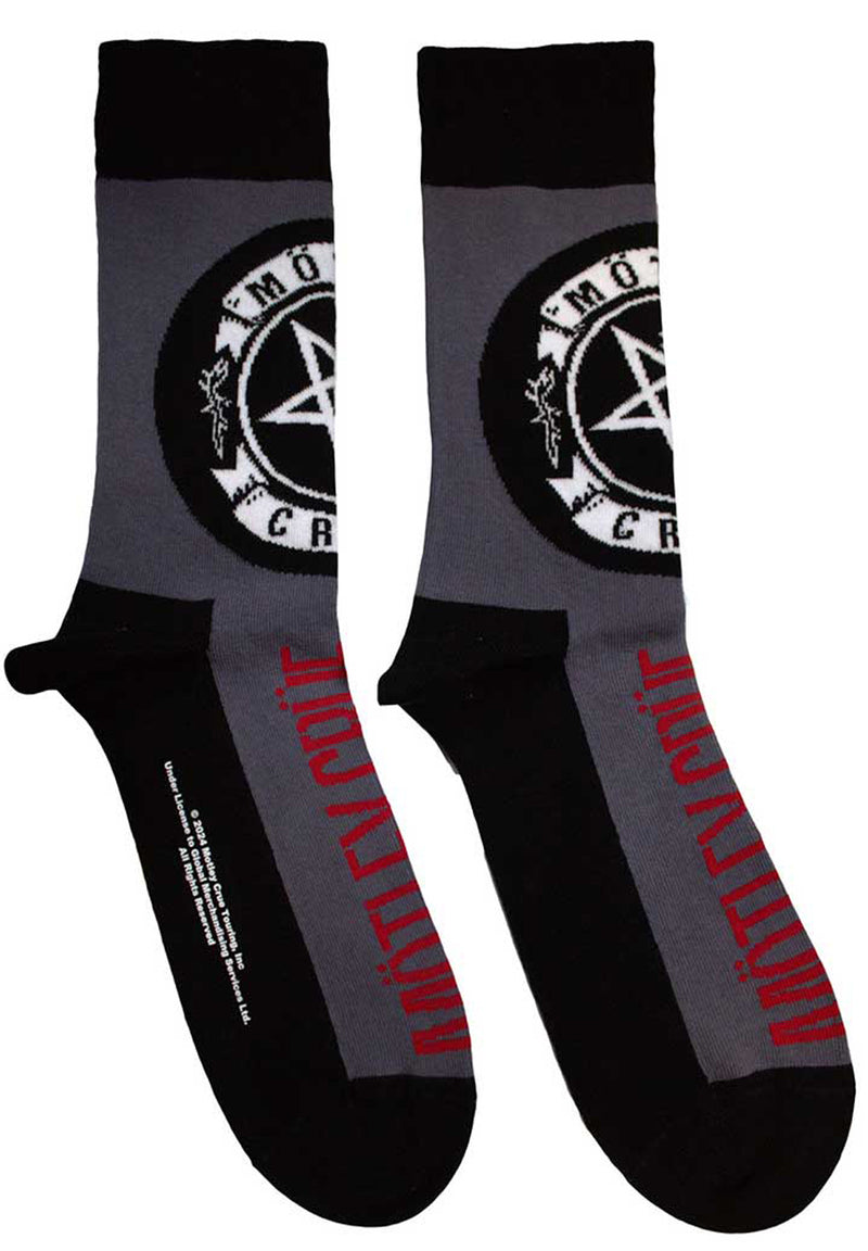 Motley Crue Pentagram Circle Unisex Ankle Socks hos Stillo