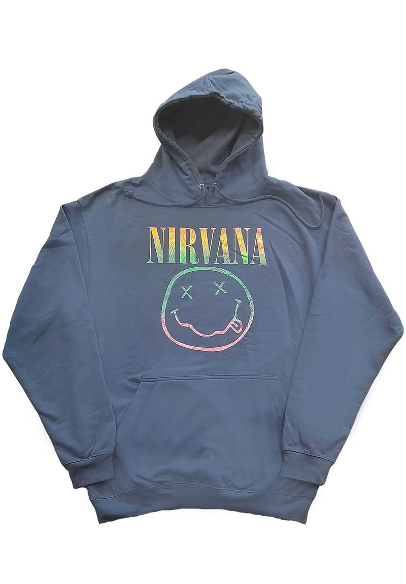 Nirvana Sorbet Ray Smiley Hoody hos Stillo