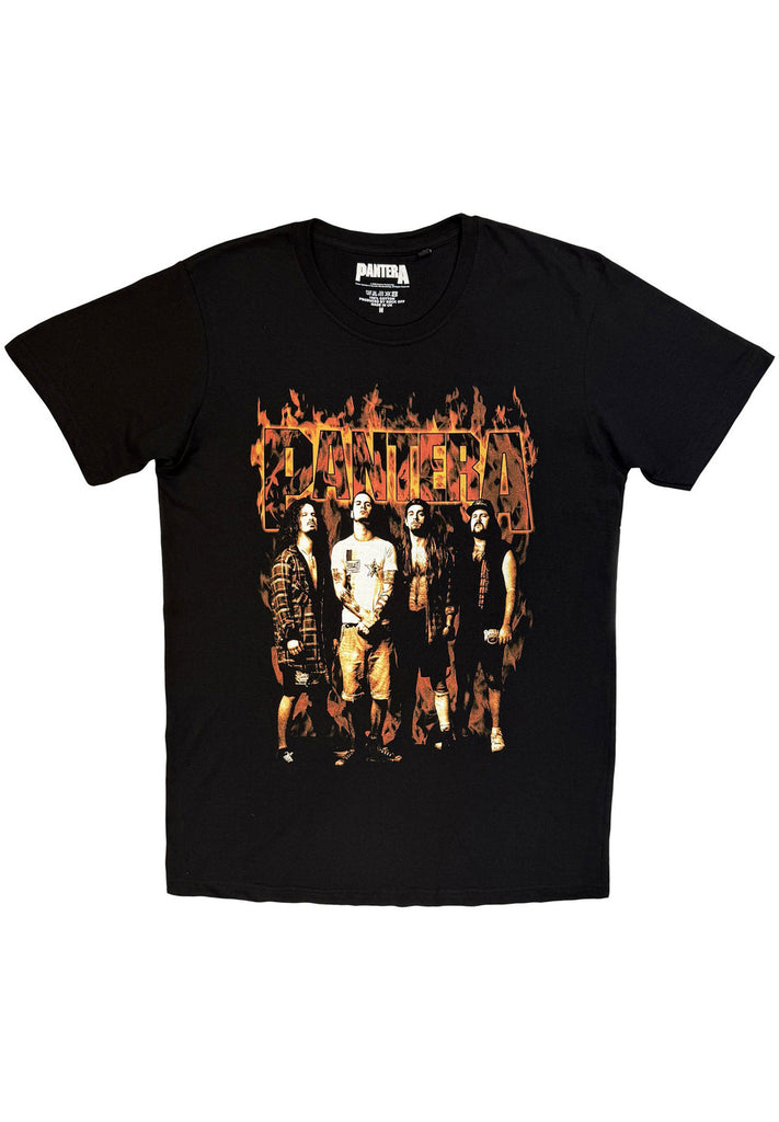 Pantera Flames T-Shirt hos Stillo