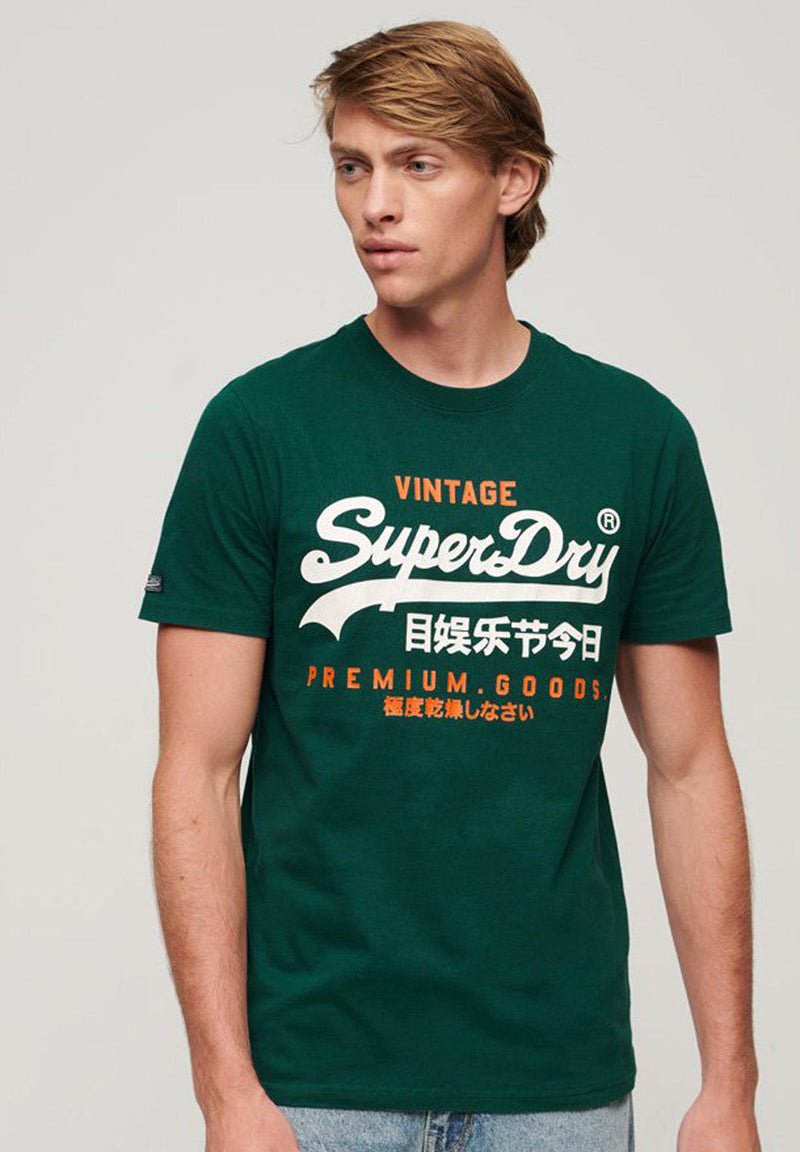 SuperDry Classic Vintage Logo Heritage T-Shirt hos Stillo