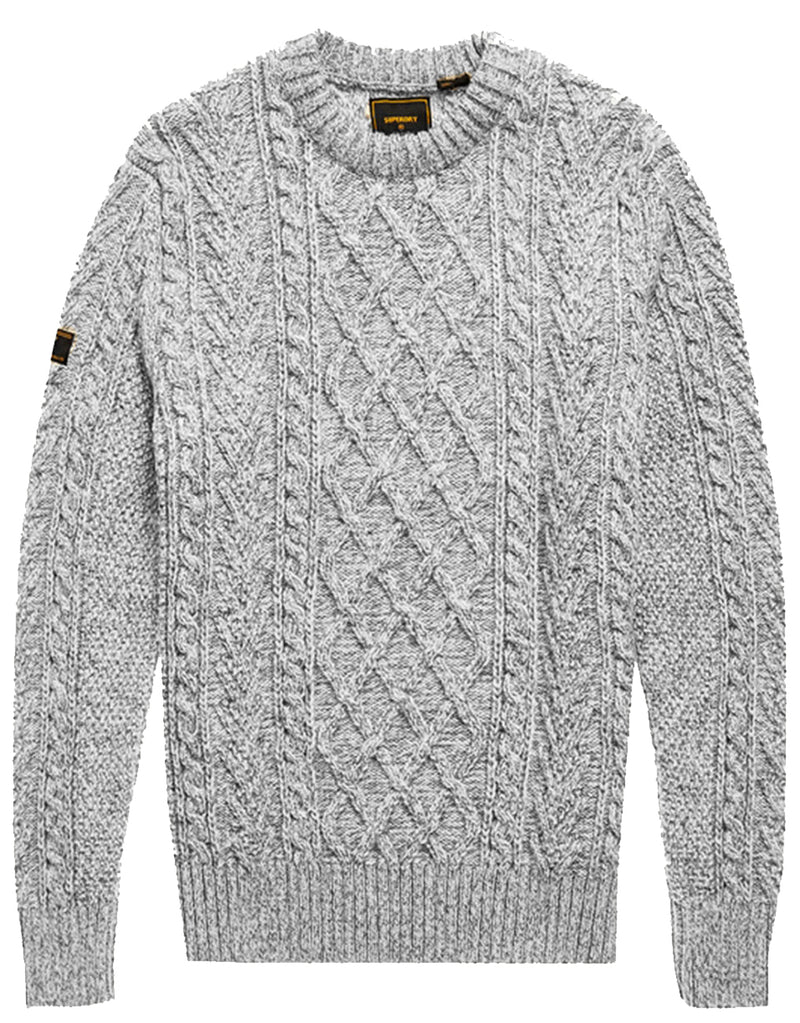 Superdry Jacob Cable Sweater hos Stillo