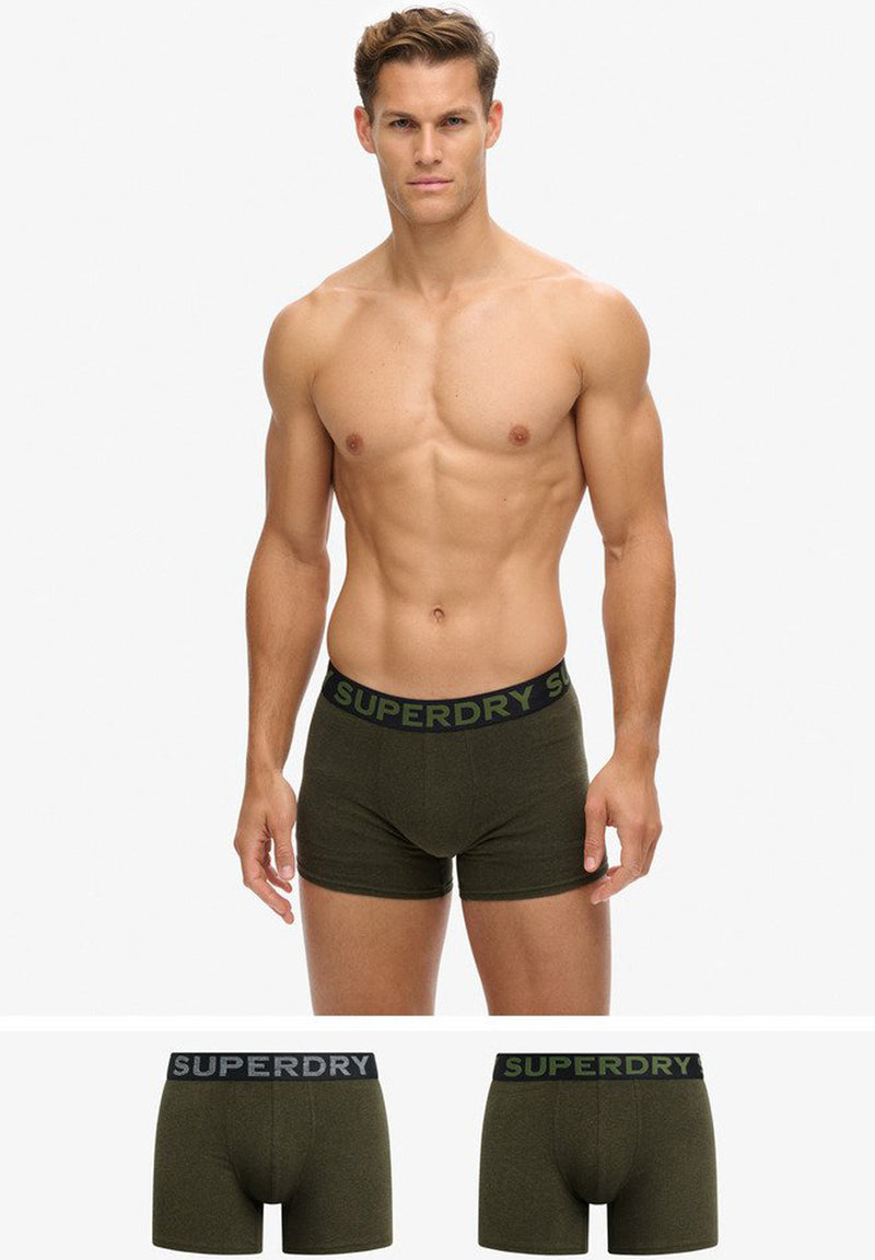 Superdry Organic Cotton Boxer Double Pack (2par) hos Stillo