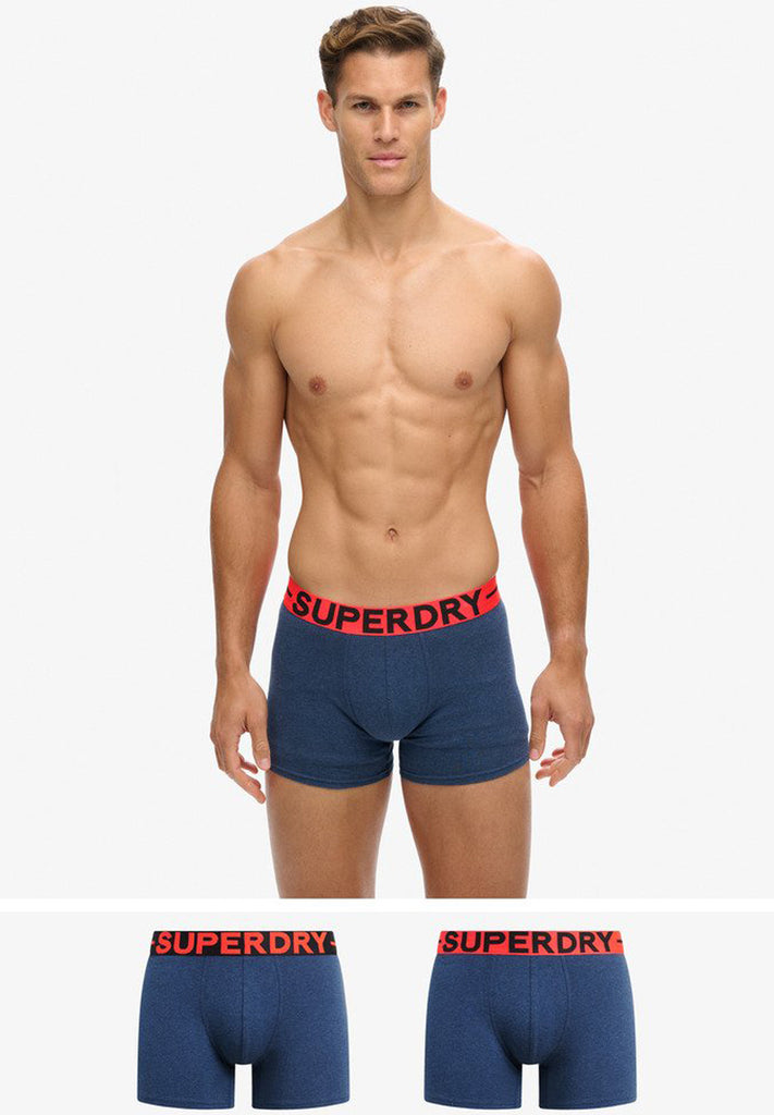 Superdry Organic Cotton Boxer Double Pack (2par) hos Stillo