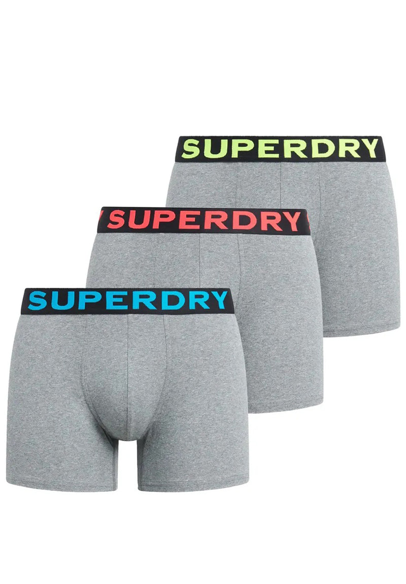 Superdry Organic Cotton Boxer Triple Pack (3par) hos Stillo