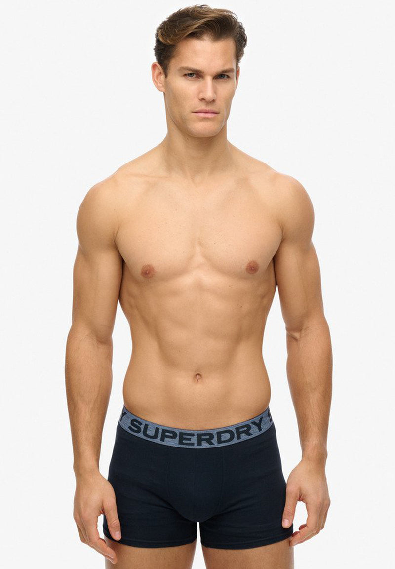 Superdry Organic Cotton Boxer Triple Pack (3par) hos Stillo