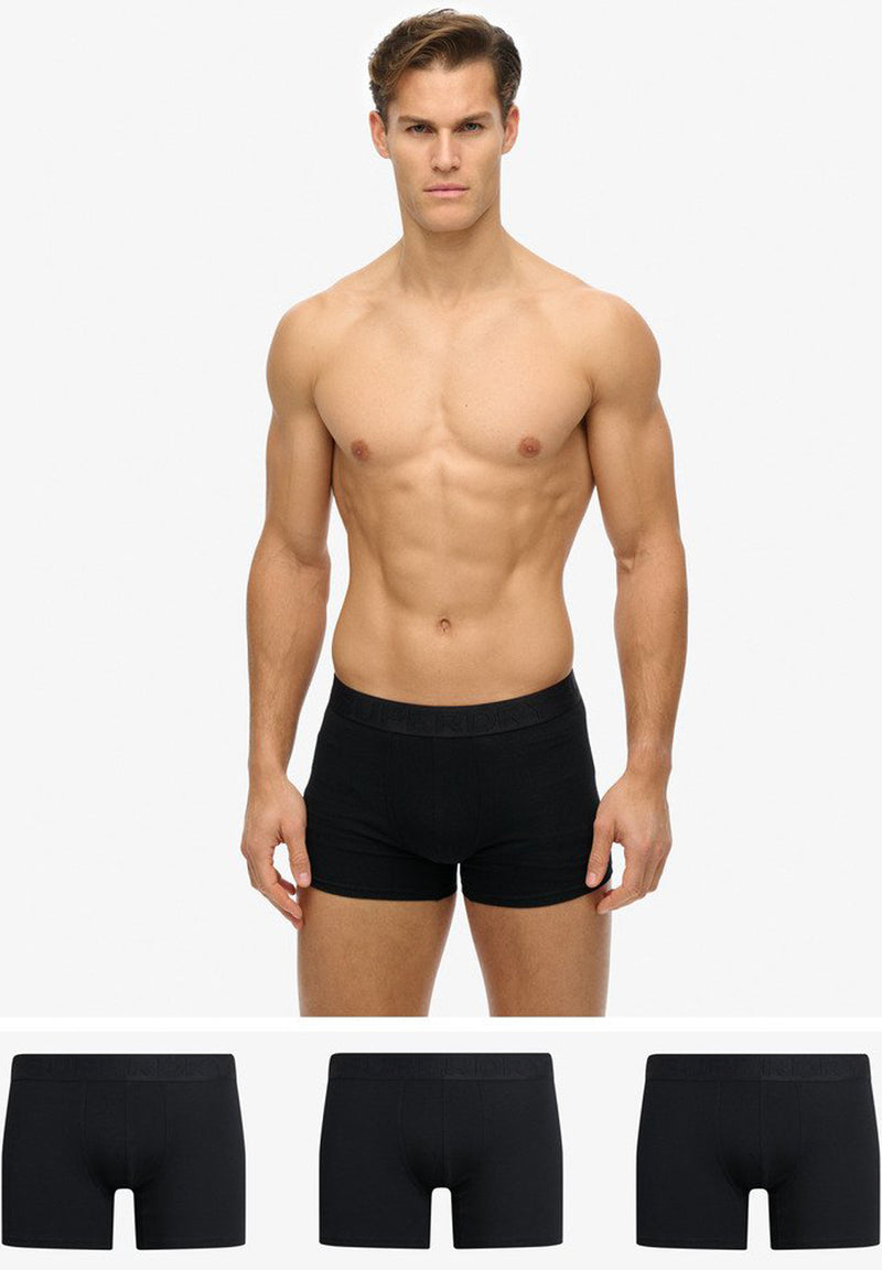 Superdry Organic Cotton Boxer Triple Pack (3par) hos Stillo
