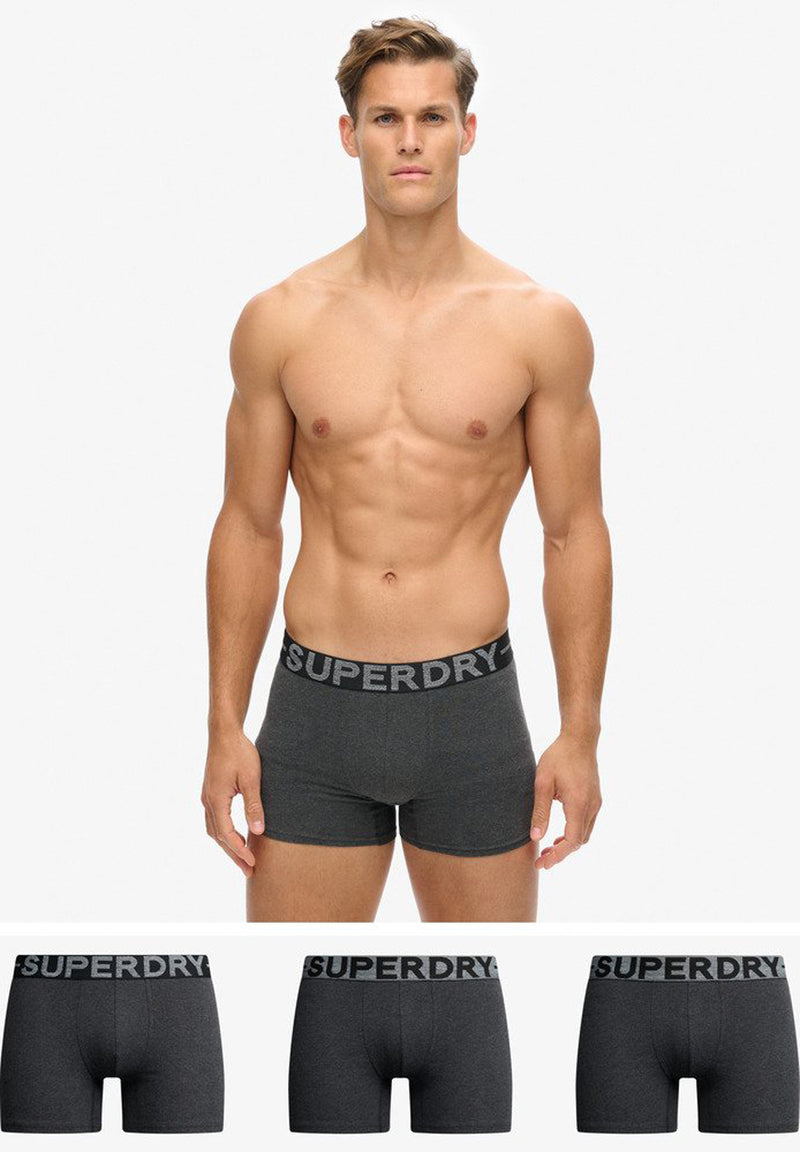 Superdry Organic Cotton Boxer Triple Pack (3par) hos Stillo
