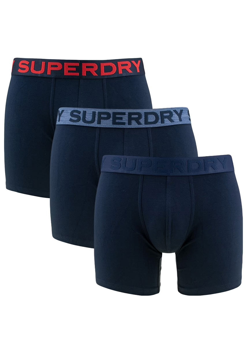 Superdry Organic Cotton Boxer Triple Pack (3par) hos Stillo