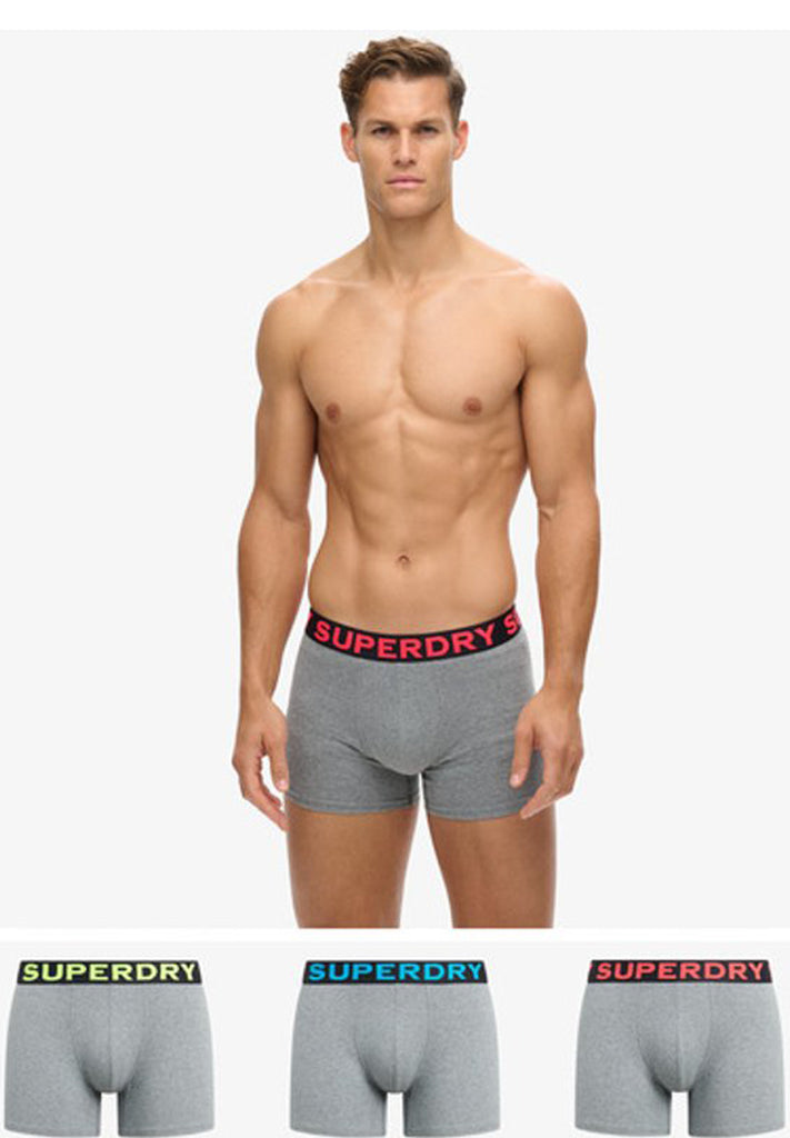 Superdry Organic Cotton Boxer Triple Pack (3par) hos Stillo