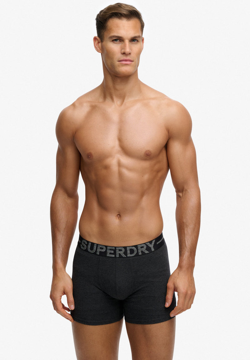 Superdry Organic Cotton Boxer Triple Pack (3par) hos Stillo